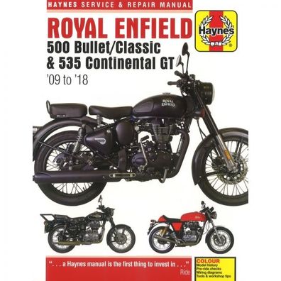 Royal Enfield 500 Bullet/ Classic, 535 Continental GT (09-18) Reparaturanleitung