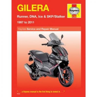 Gilera Motorroller Runner, DNA, Ice und SKP/ Stalker (97-11) Reparaturanleitung