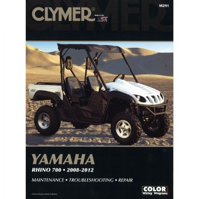 Yamaha Rhino 700 (2008-2012) Quad Reparaturanleitung Clymer
