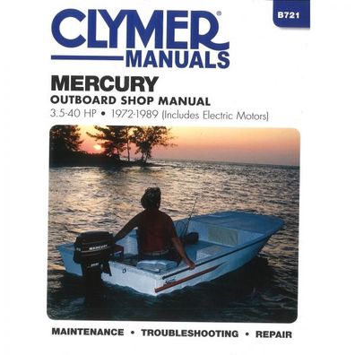 Mercury Außenborder 3,5-40 PS (1972-1989) Reparaturanleitung Clymer