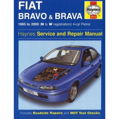 Fiat Bravo Brava 1995-2000 4-Zylinder-Motor Benzin Reparaturanleitung Haynes