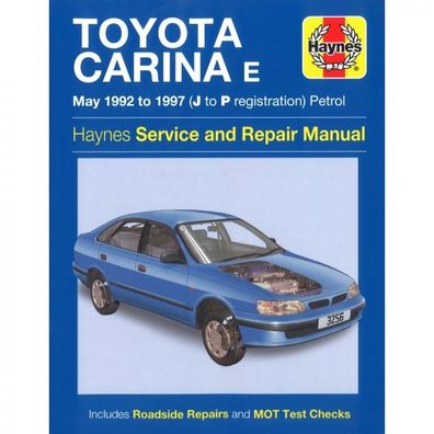 Toyota Carina E 05.1992-1997 Benziner Benzin Petrol Reparaturanleitung Haynes