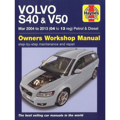 Volvo S40 V50 2004-2013 Benzin Diesel Limousine Kombi Reparaturanleitung Haynes