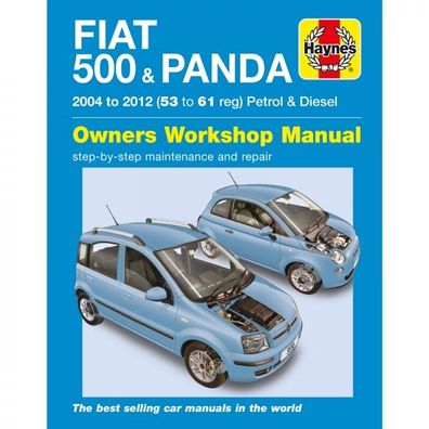 Fiat 500 und Panda 2004-2012 Benzin Diesel Reparaturanleitung Haynes