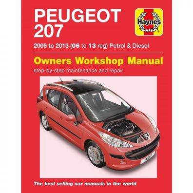 Peugeot 207 2006-2013 Benzin Diesel Reparaturanleitung Haynes