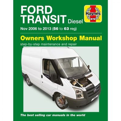 Ford Transit 2006-2013 Diesel Transporter Reparaturanleitung Haynes