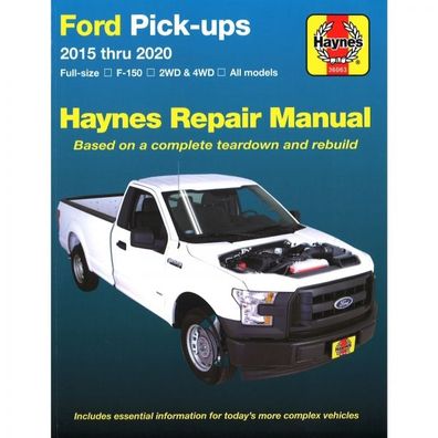 Ford Pick-Ups 2015-2020 F-150 2WD 4WD USA US Import Reparaturanleitung Haynes