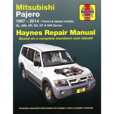 Mitsubishi Pajero 97-14 Benzin Diesel NL NM NP NS NT Reparaturanleitung Haynes