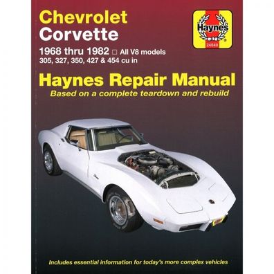 Chevrolet Corvette (1968-1982) Reparaturanleitung Haynes