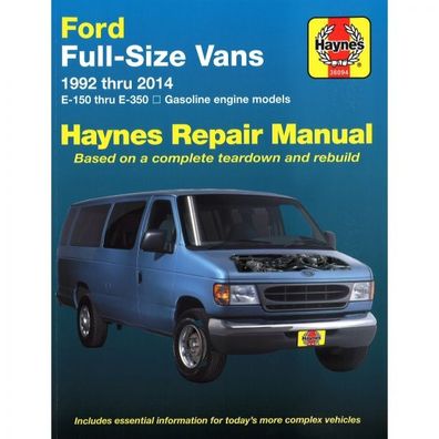 Ford E150 E250 E350 Econoline Club Wagon Super Duty Reparaturanleitung Haynes