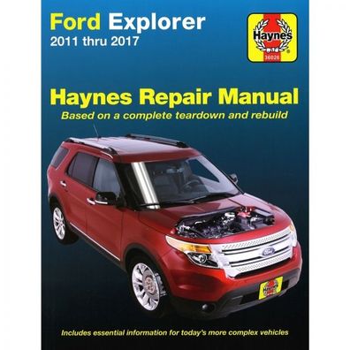 Ford Explorer 2011-2017 Reparaturanleitung Werkstatthandbuch Haynes