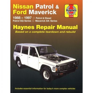 Nissan Patrol Ford Maverick 1988-1997 Reparaturanleitung Haynes