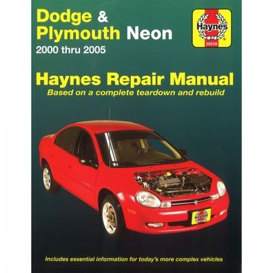 Dodge Plymouth Neon 2000-2005 Reparaturanleitung Werkstatthandbuch Haynes