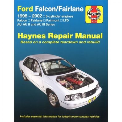 Ford Falcon Fairlane Fairmont LTD 1998-2002 Reparaturanleitung Haynes