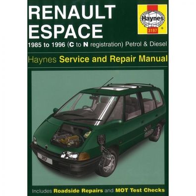 Renault Espace Benzin Diesel 1985-1996 Reparaturanleitung Haynes