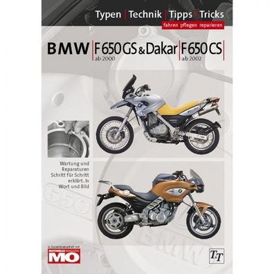 BMW F650GS Dakar F650CS 2000-2005 Motorrad Reparaturanleitung Handbuch