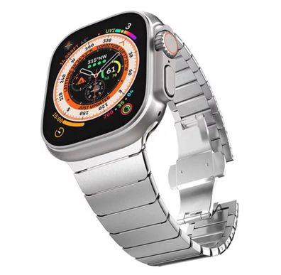 Für Apple Watch Series SE & Ultra 7 6 5 Edelstahl Metall Luxus Armband 44/45/49mm