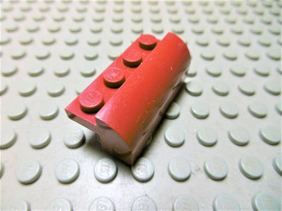 Lego 1 Bogenstein 2x4x1 dunkelrot Nummer 6081