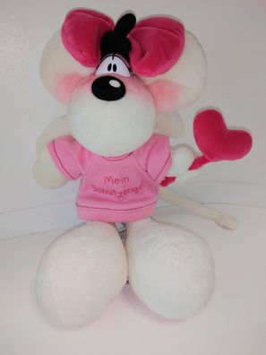 Diddl °° Plüsch (( Mein Schutzengel .. Rosa )) 25 cm groß / Rarität ... Top Zustand