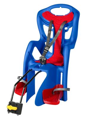 Bellelli Kindersitz PEPE Standard Gepäckträger, Blau - Rot