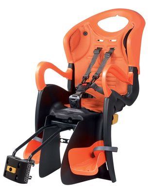 Bellelli Kindersitz TIGER RELAX B-FIX Gepäckträger Schwarz - Orange