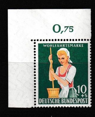 Bund 1958 MiNr. 298 Ecke 1E postfrisch