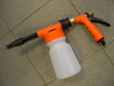 Schaumpistole für Wasseranschluß mit 1 L -Behälter f. Schaum Desinfektionsmittel