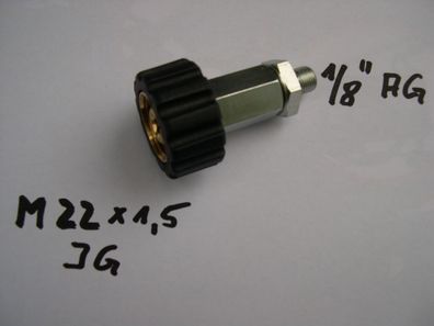 Adapter M22IG auf MEG 1/8" AG Wap Alto Nilfisk Kärcher Kränzle Hochdruckreiniger
