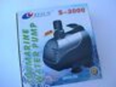 Filterpumpe 3000 L/ h Wasserfallpumpe Bachlauf - Pumpe für Teichfilter Teich