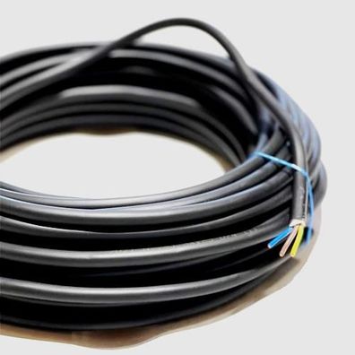 Starkstromkabel Elektrokabel Erdkabel NYY-J 3x1,5mm Erdleitung Kabel 50 Meter