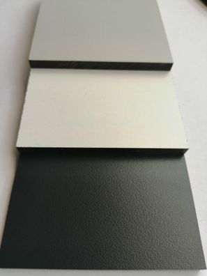 Platten Uniplan HPL weiß / hellgrau / anthrazit 3050 x 1300 x 6 mm
