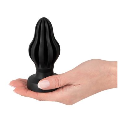 Anal-Plug mit Saugfuß + Liquid Silikon + Super Soft + 11 cm + Butt Sexspielzeug