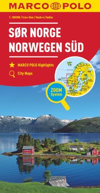 MARCO POLO Laenderkarte Norwegen Sued 1:325.000 MARCO POLO Laenderk