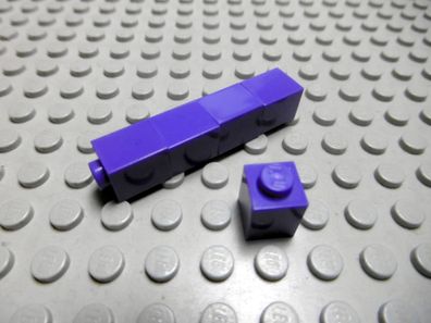 Lego 5 Basic Steine 1x1 hoch Dunkelviolet Nummer 3005