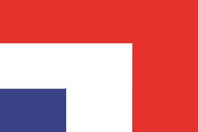 Aufkleber Fahne Flagge Niederlande-Frankreich verschiedene Größen