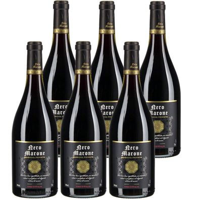 Nero Marone Rotwein italien 14% vol 6 x 75cl Trocken