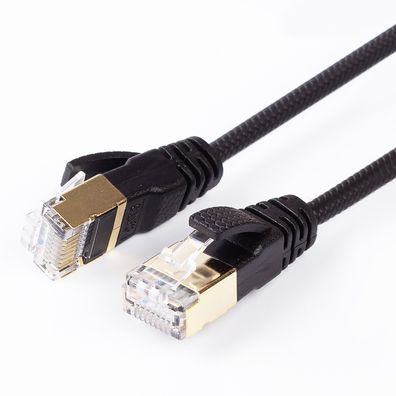 0,5 1m 2m Patchkabel Slim CAT8 RJ45 Netzwerkkabel Ethernet LAN Kabel dünn schmal