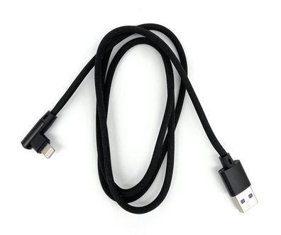 USB-A Lade Datenkabel 1m 90 Grad für Apple iPhone iPod iPad 19% MWST