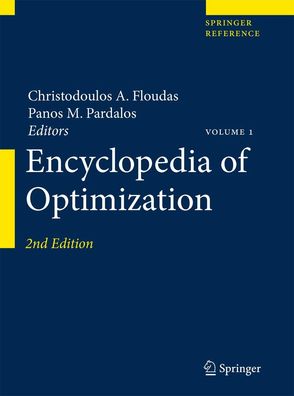 Encyclopedia of Optimization (Springer Reference), Panos M. Pardalos