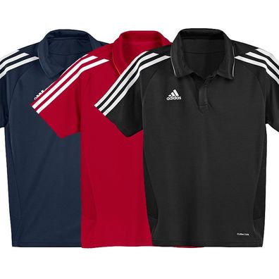 Abverkauf Adidas T12 Team ClimaCool Polo Youth Red