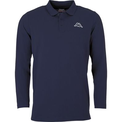 Kappa Talek Polo Shirt LS Navy