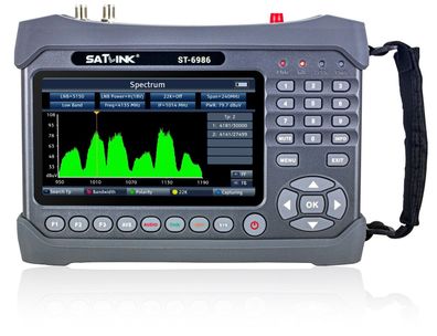 Satlink ST-6986 DVB-S/ S2X/ T/ T2/ C, MPEG-2, H.264/ AVC, H.265/ HEVC, Combo Meter