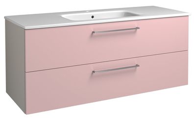 Waschtischunterschrank Noida 25, Farbe: Beige / Rosa ? 50 x 121 x 46 cm (H x B x
