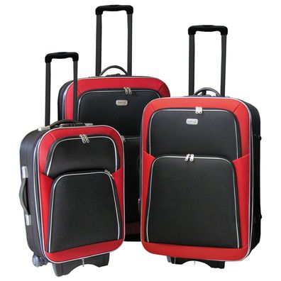 3-tlg EVA Reisekofferset Kofferset Reisetasche Trolley Trolly Set vers. Farben