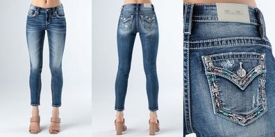 Miss Me Jeans Mid-Rise Skinny, M9118S, Miss Me Modejeans, Western brand new