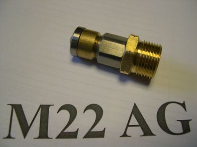 rot. Düse M22 für Rohrreinigung für Kärcher Kränzle Hochdruckreiniger - Schlauch