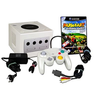 Original Nintendo Gamecube Konsole in WEISS - PEARL WHITE + Original Controller + ...