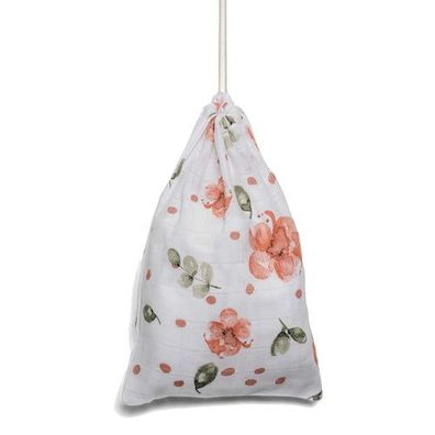 Mulltuch Bio-Baumwolle 60x60cm • Vintage Rose • 2er-Set