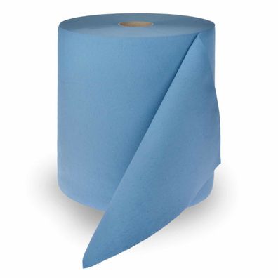 Multiclean Putztuchrolle, blau, 3-lagig, 1000 Abriss, 37cm Breit, #11452-12