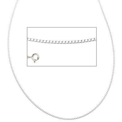 Venezianerkette 925 Sterling Silber 1,2 mm 50 cm Halskette Kette Silberkette